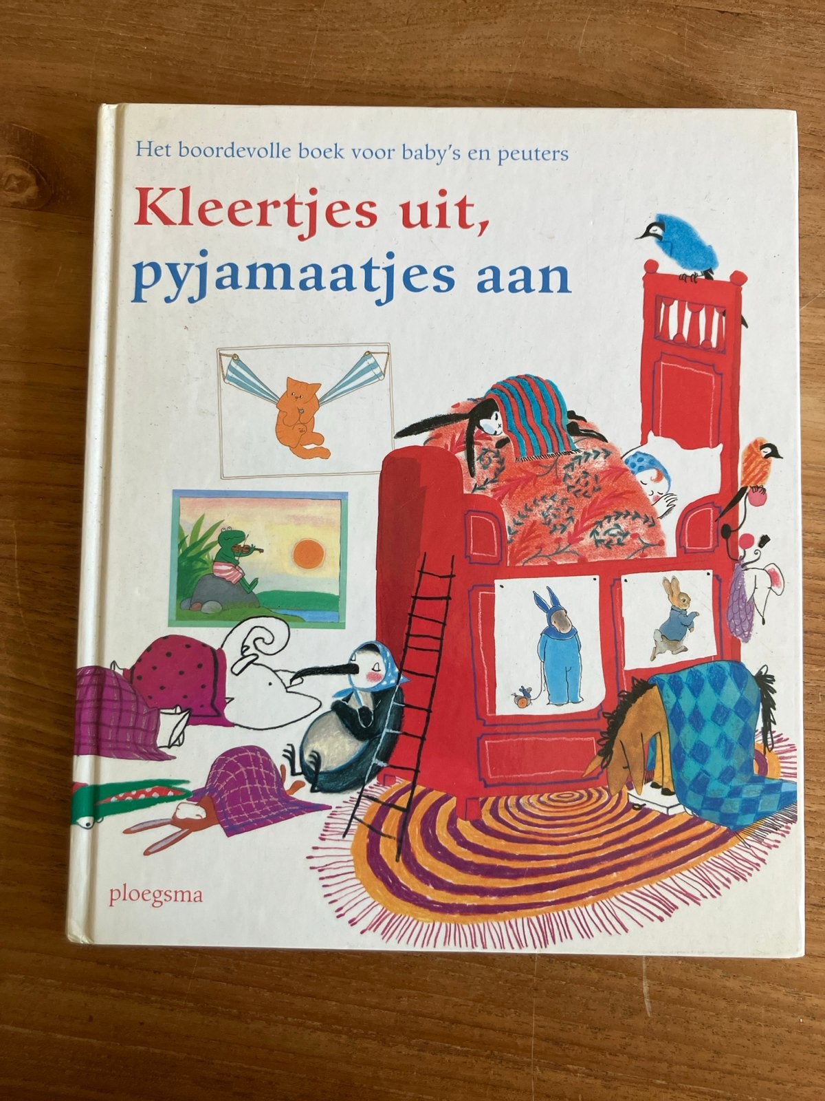 Kleertjes uit, pyjamaatjes aan - Baby- en peuterboek, Boeken, Ophalen, Gelezen, 1 tot 2 jaar