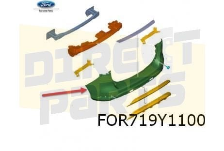 Ford B-Max (7/12-9/18) achterbumper (te spuiten) Origineel!, -, Verzenden, -, Nieuw