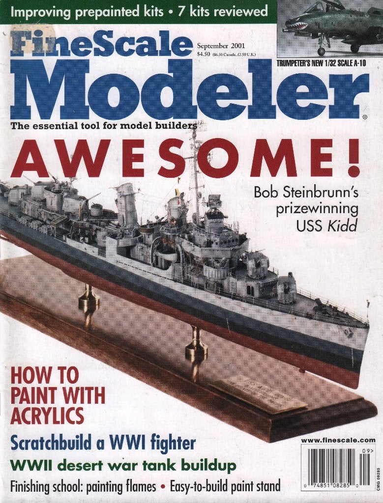 FineScale Modeler magazine Vol 19 No 7, Ophalen of Verzenden, 1:32 tot 1:50, Auto, Overige merken