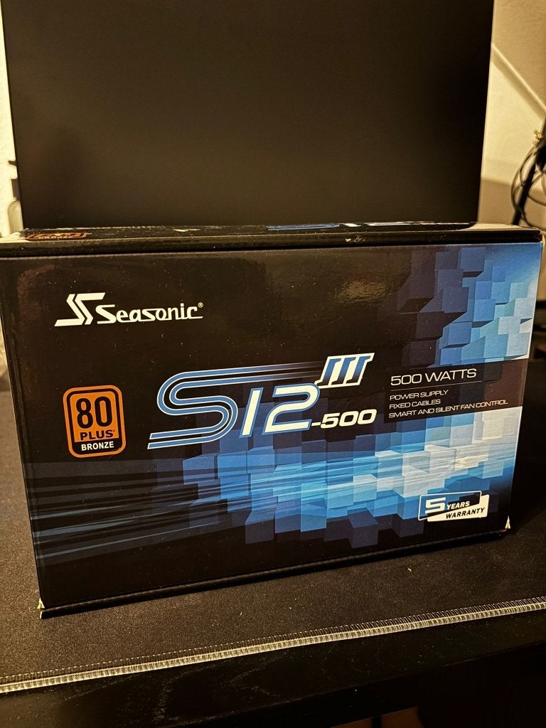 Seasonic S12II-500 (500W) 80 Plus Bronze Voeding (PSU), Ophalen of Verzenden, Zo goed als nieuw