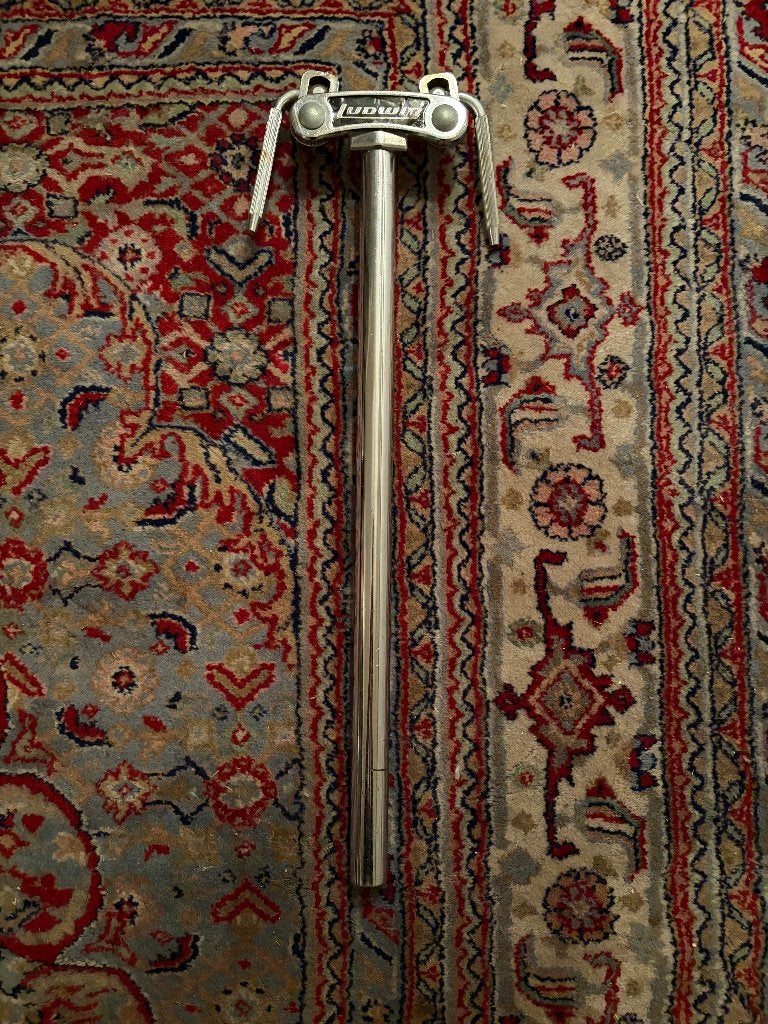 Ludwig dubbele tom standaard 70s, Ophalen of Verzenden, Zo goed als nieuw, Instrumentstandaard