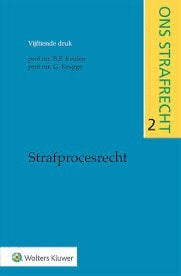 Strafprocesrecht - 15e druk, Ophalen of Verzenden, Zo goed als nieuw
