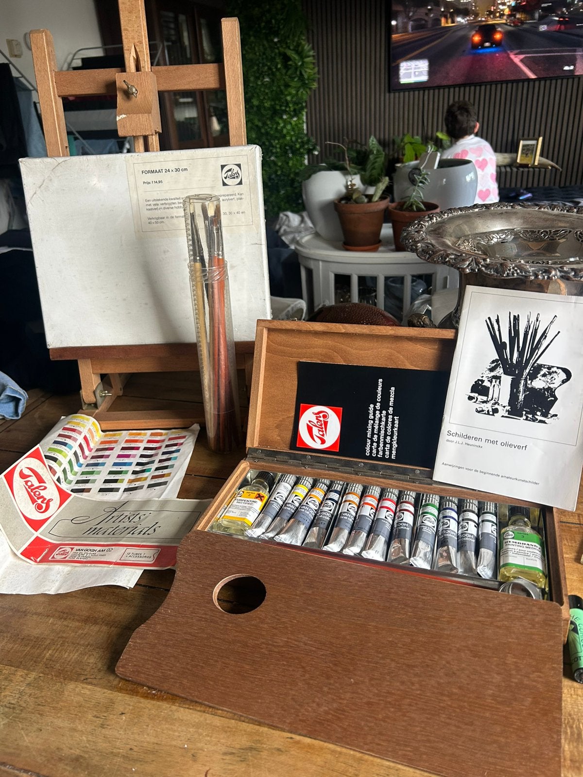 Van Gogh schilder set, Ophalen of Verzenden, Zo goed als nieuw