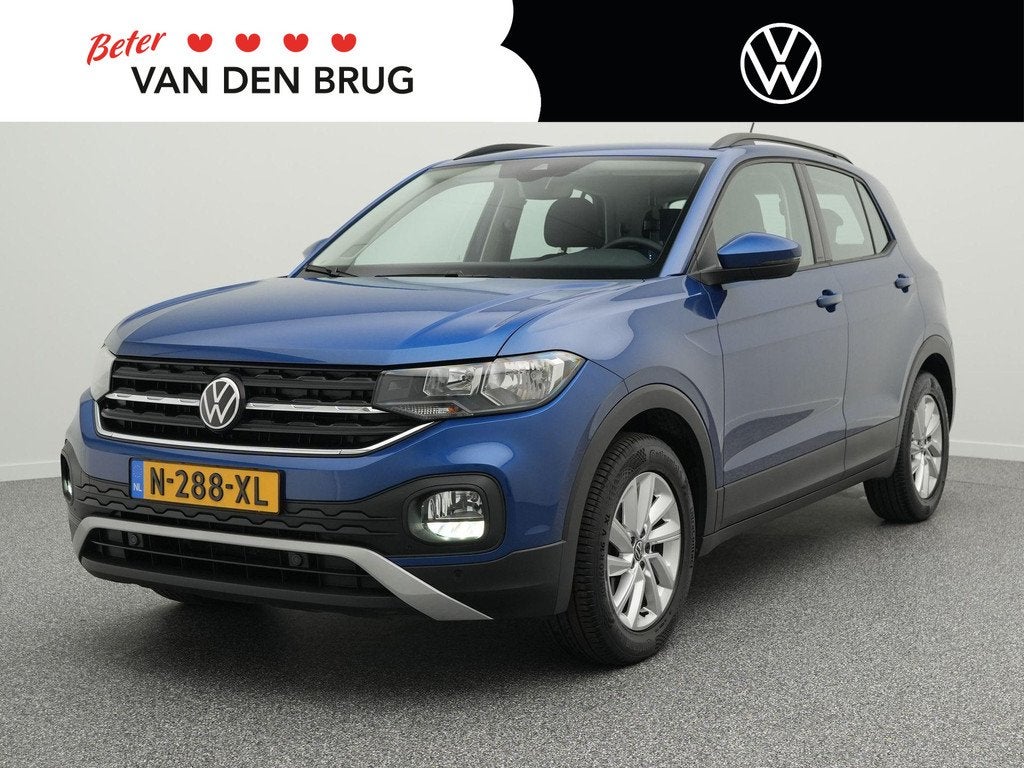 Volkswagen T-Cross 1.0 TSI 95pk Life | Trekhaak | Navigatie, Auto's, Volkswagen, Bedrijf, Te koop, T-Cross, ABS, Adaptive Cruise Control