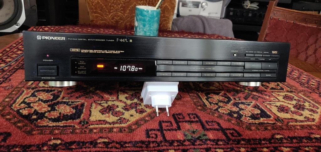 Pioneer F-447L FM/AM Digitale Synthesizer Tuner, Audio, Tv en Foto, Tuners, Ophalen of Verzenden, Gebruikt, Analoog