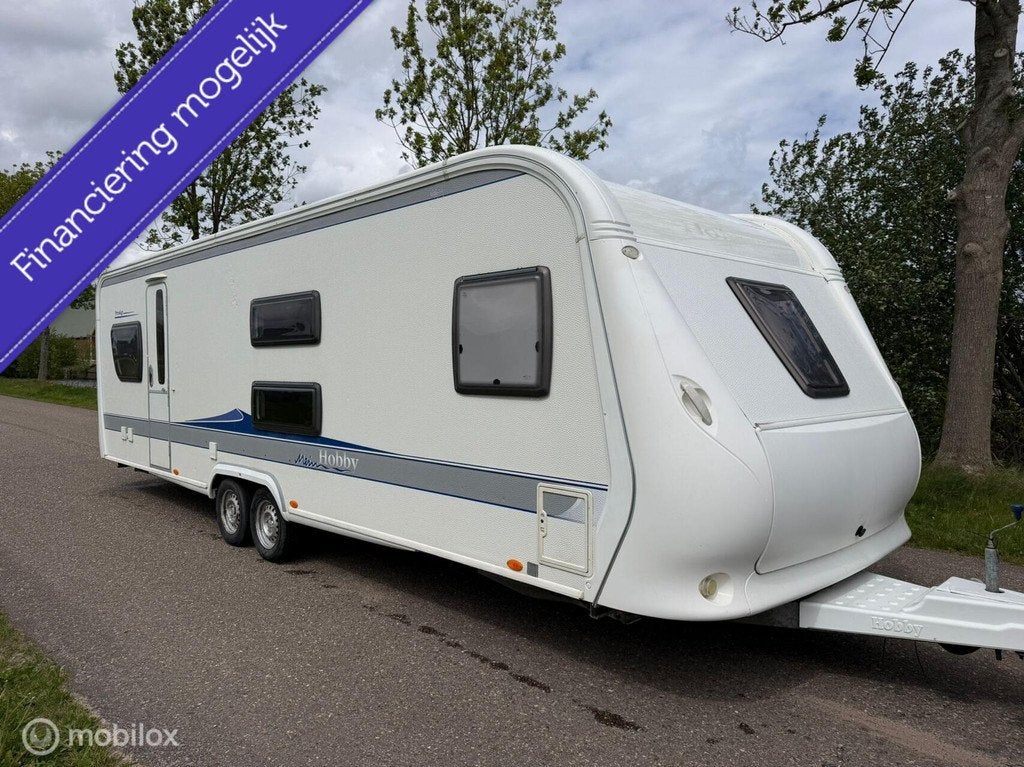 Hobby 720 Ukfe 8 persoons stapelbed rondzit fransbed, Caravans en Kamperen, Caravans, Bedrijf, Rondzit, Hobby, Overige typen, Gascomfoor