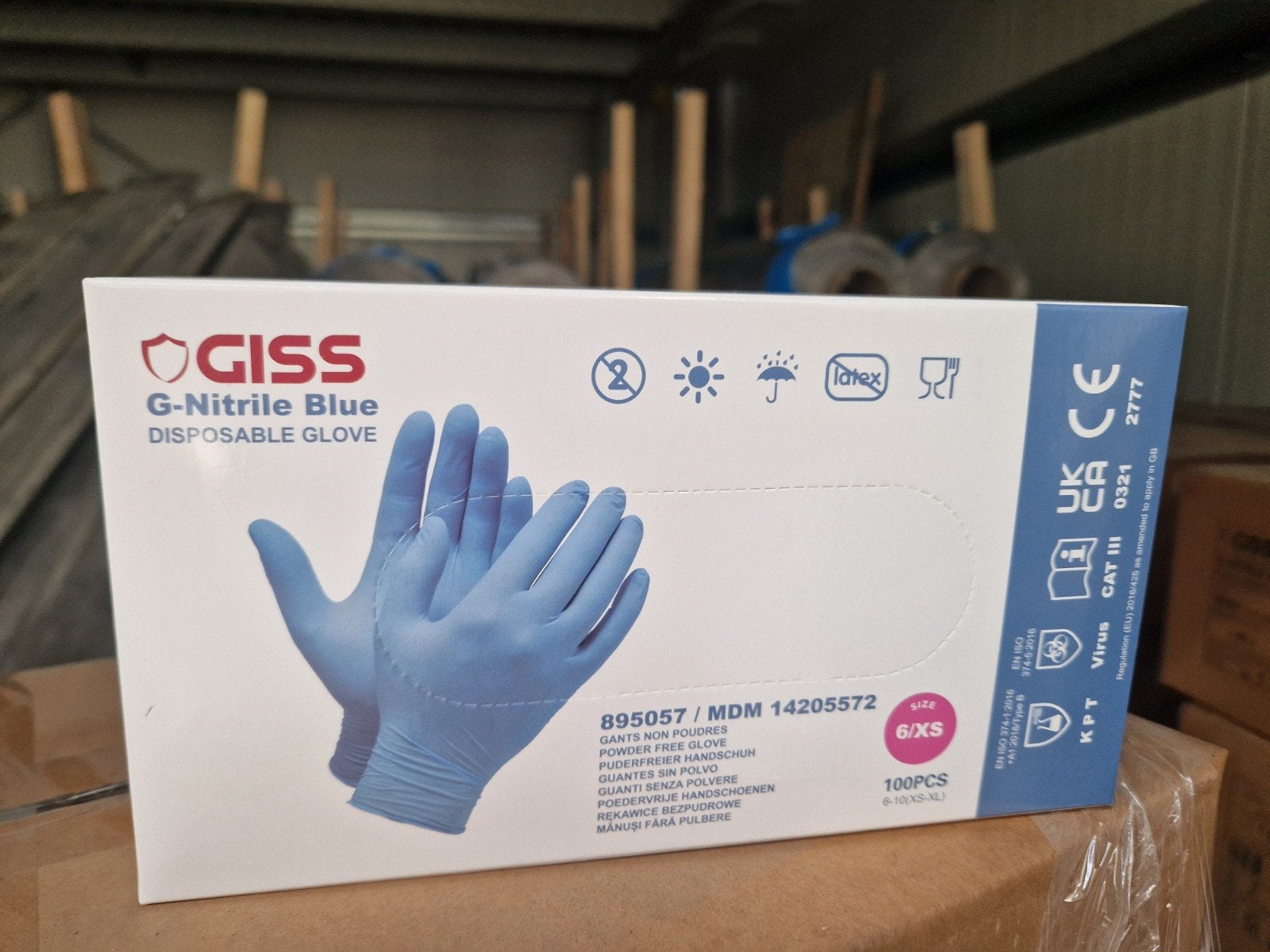 partij XS nitrilhandschoenen 10 000 boxes, Ophalen, Schoonmaakmiddel