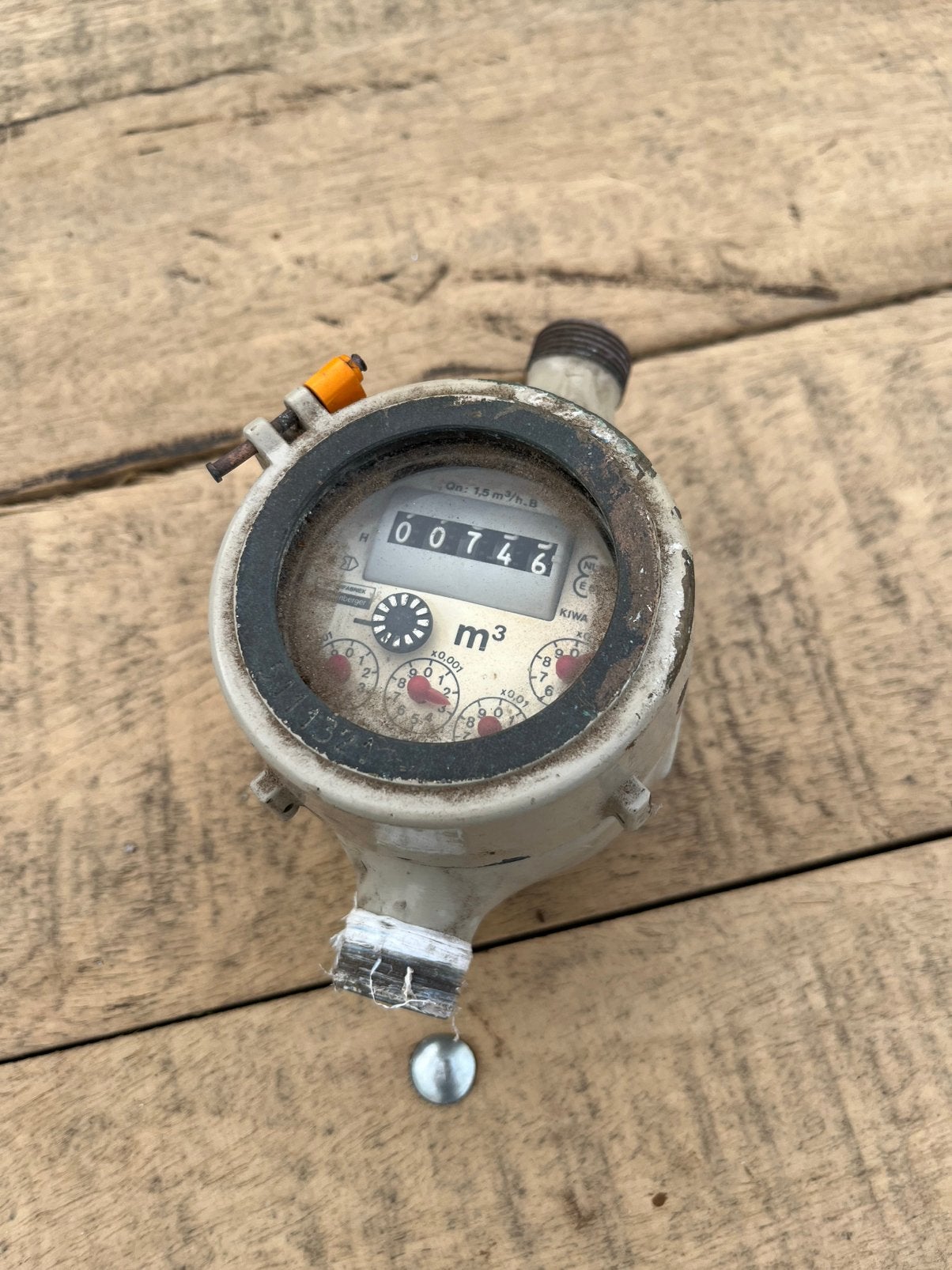 Watermeter, Ophalen