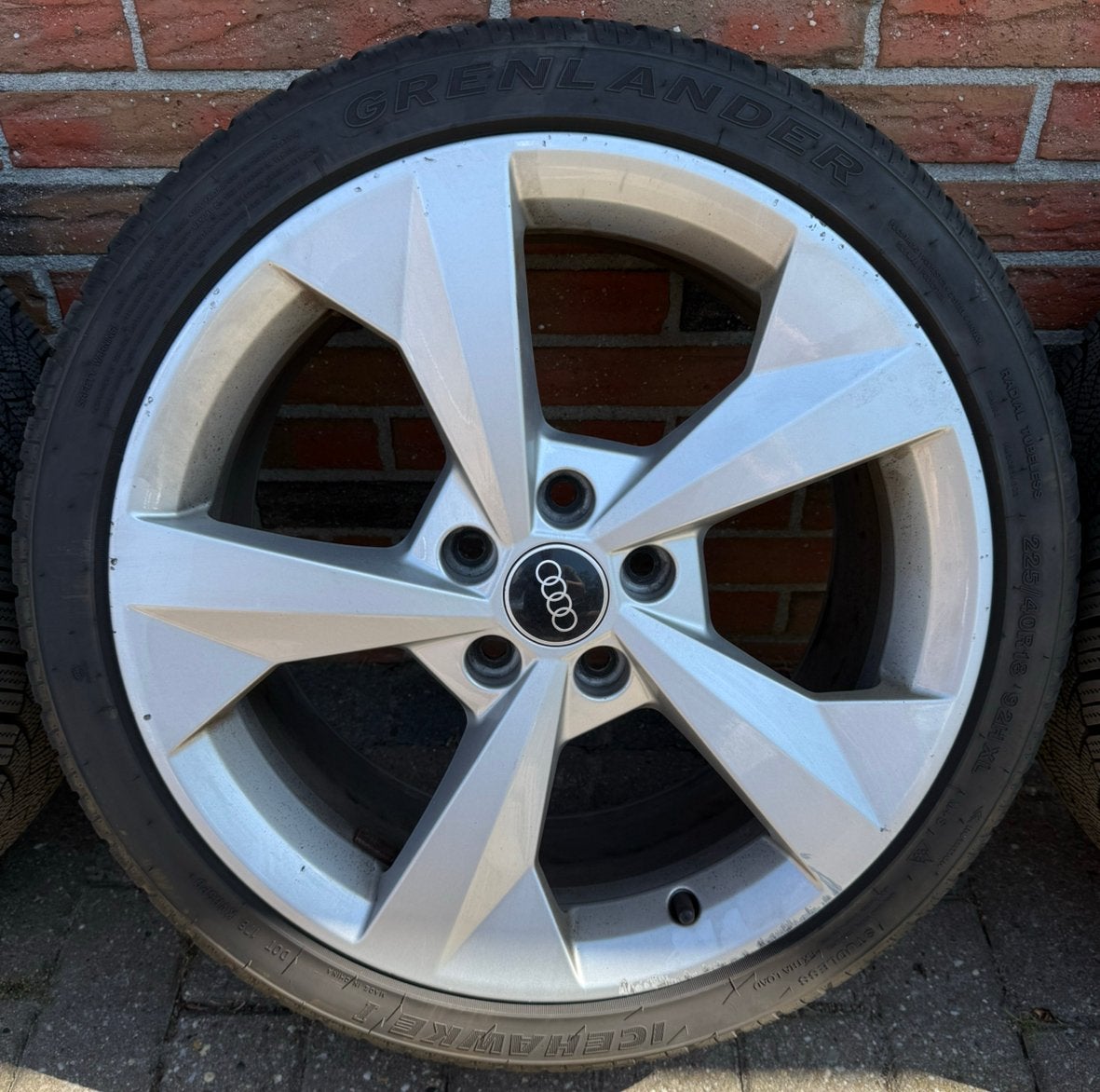 ✅ Originele Audi A3 Velgen + Zeer goede banden 225/40 R18, Ophalen, 18 inch, Gebruikt, Banden en Velgen