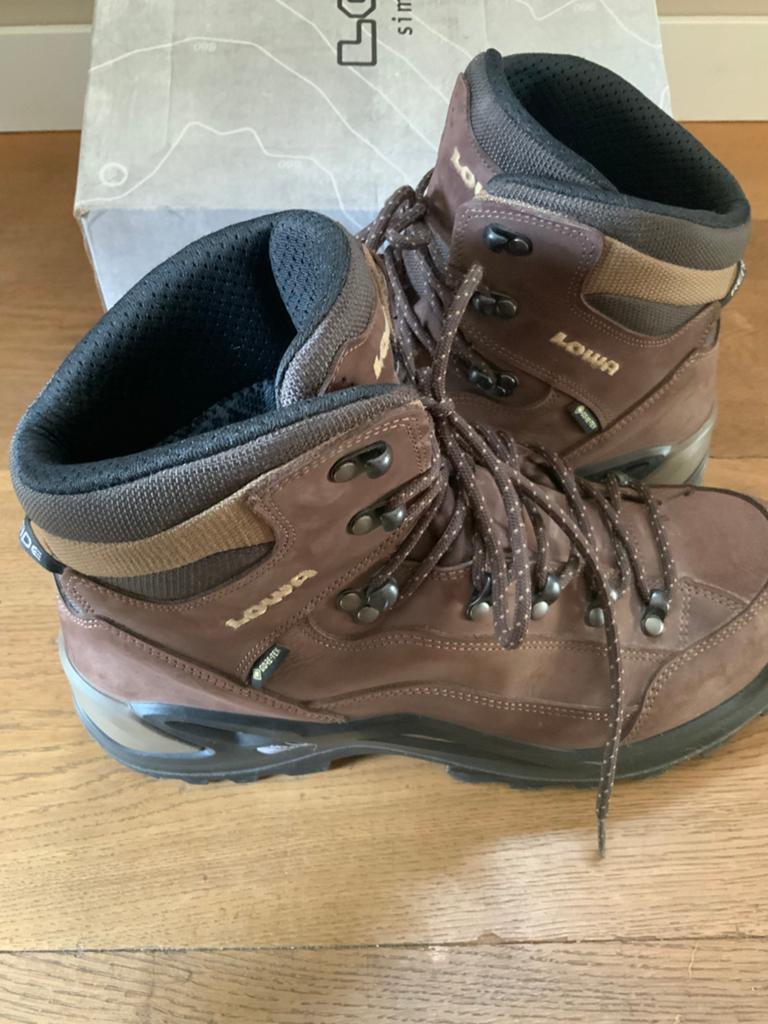 Lowa Renegade GTX Mid wandelschoenen - Bruin, Sport en Fitness, Bergsport en Wandelen, Ophalen of Verzenden, Zo goed als nieuw