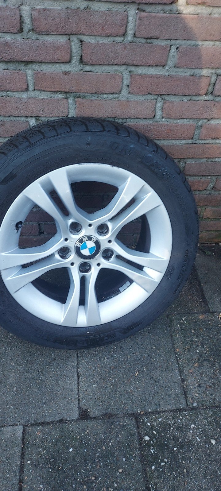 BMW 16 inch velg met band, Ophalen, Gebruikt