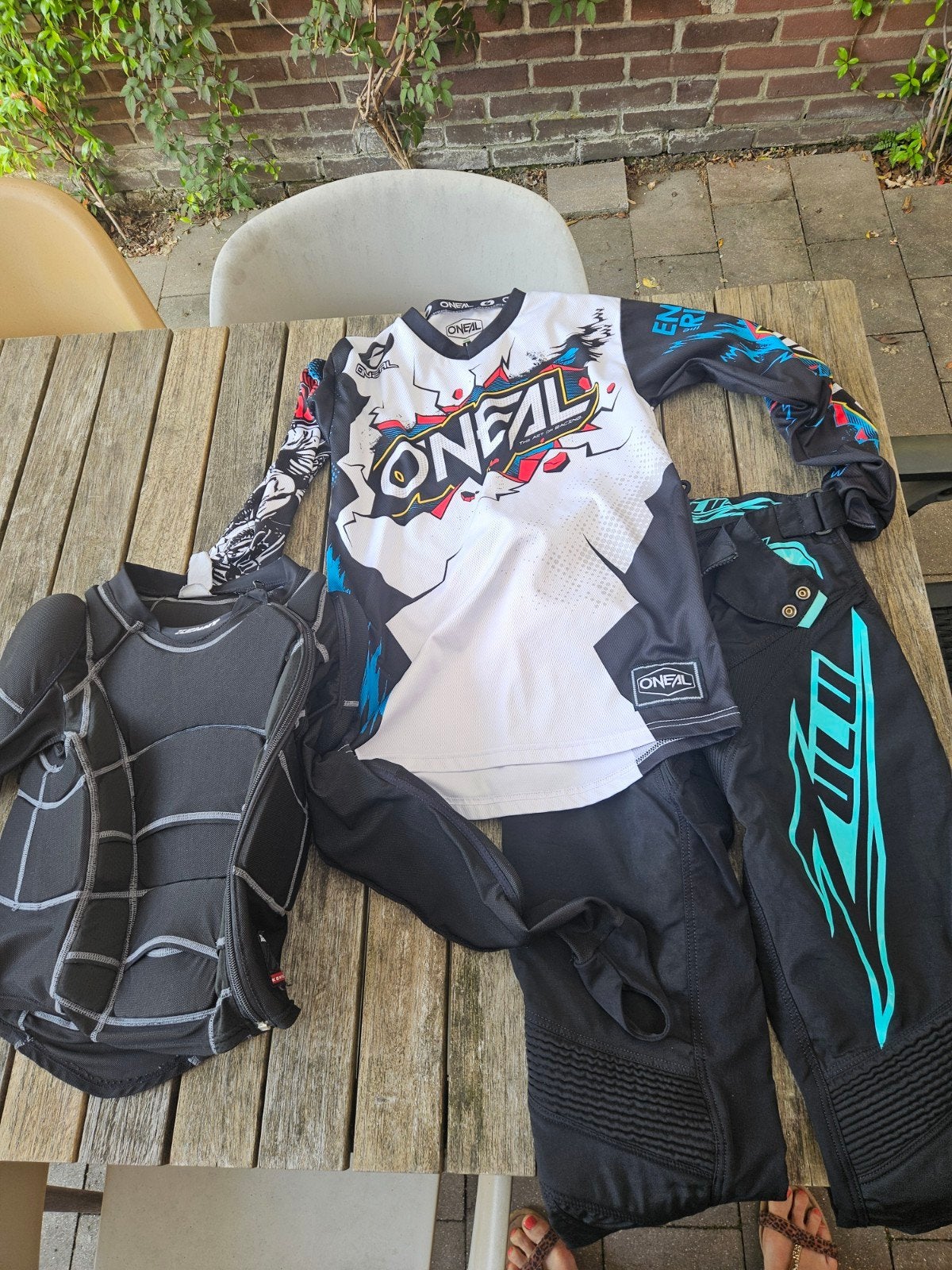 Kenny bodyprotector, shirt en broek bmx fietscross, Ophalen of Verzenden