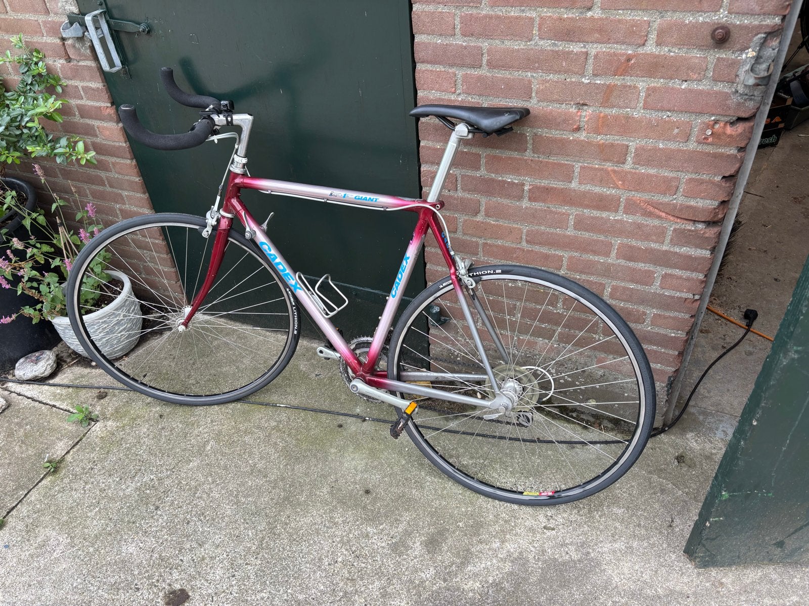 Giant Cadex racefiets - Vintage aluminium, Ophalen, 28 inch, Gebruikt, Heren