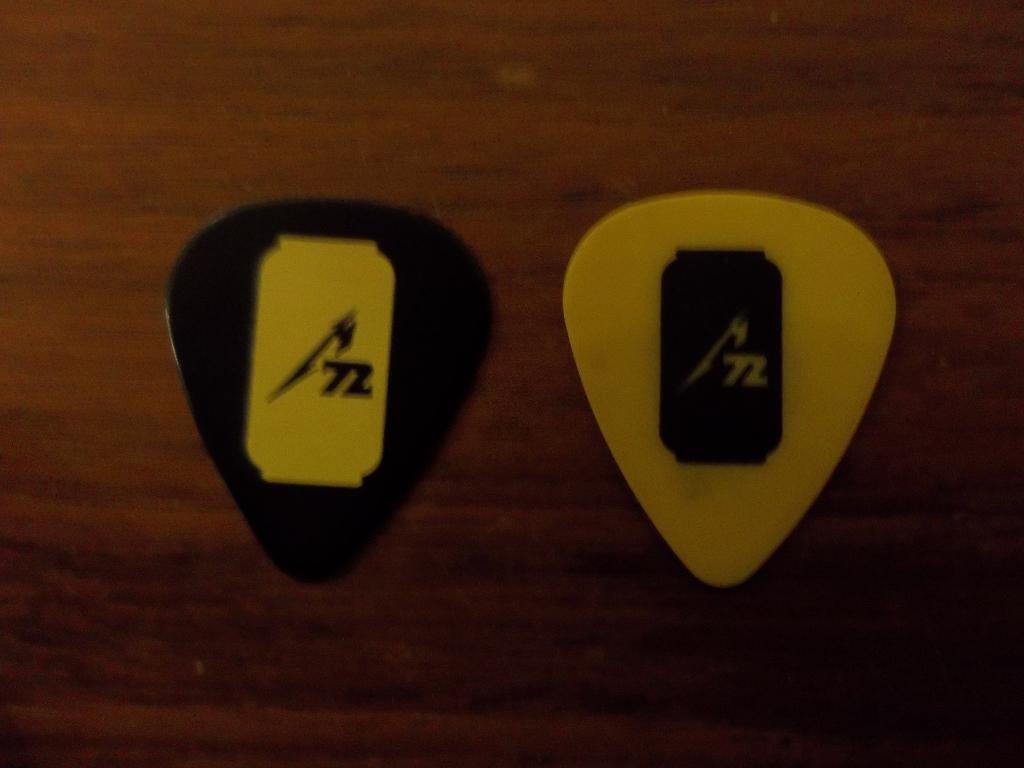 TKA 2 plectrums Metallica, Ophalen of Verzenden, Nieuw, Foto of Kaart