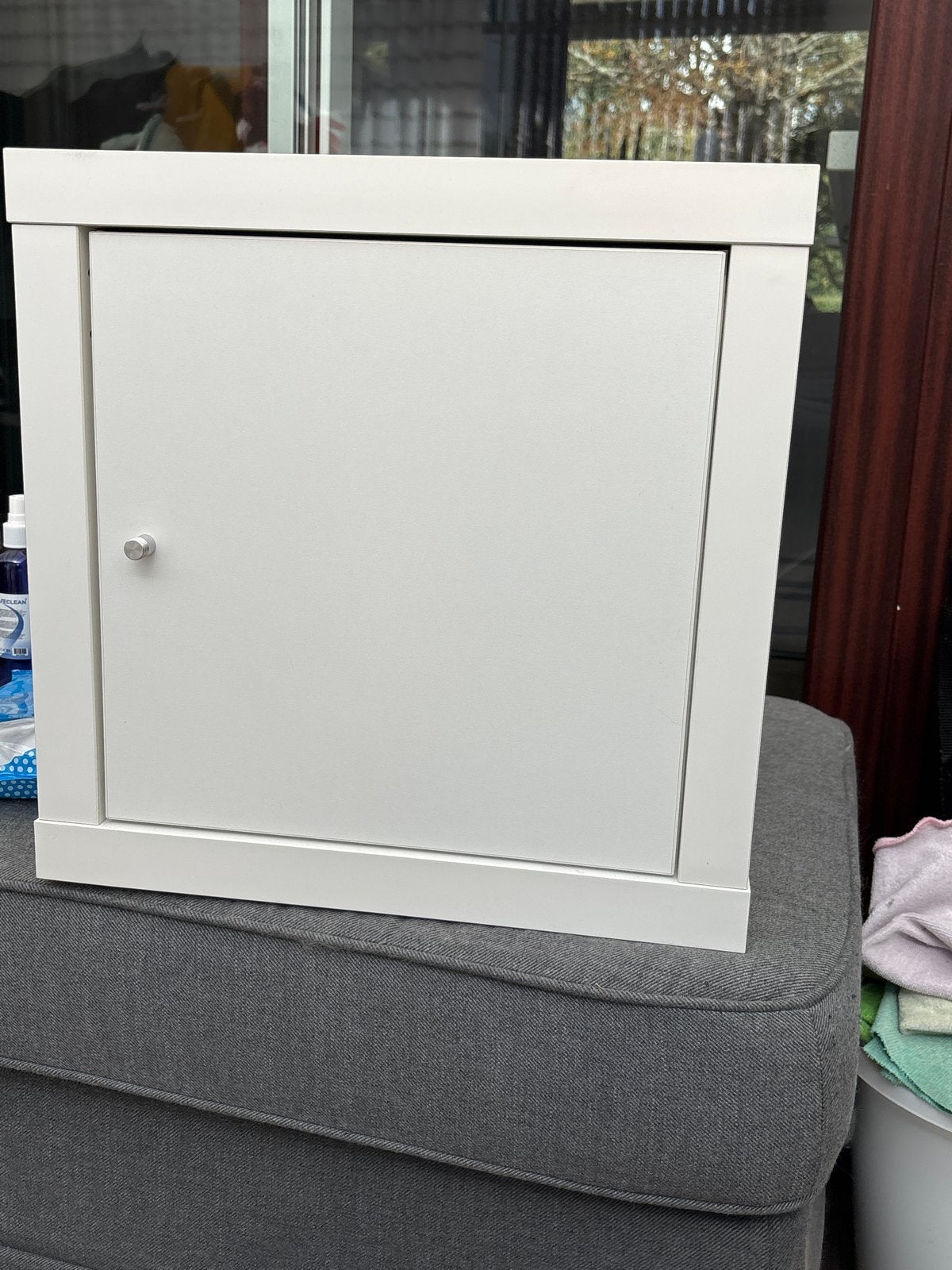 Ikea Kallax kast met deurtje, Ophalen, Gebruikt