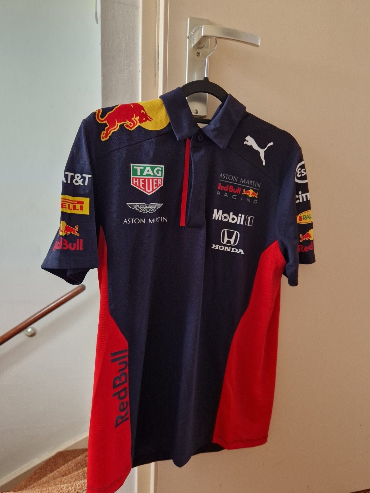 Red Bull shirt maat S, Ophalen of Verzenden, Zo goed als nieuw, Blauw