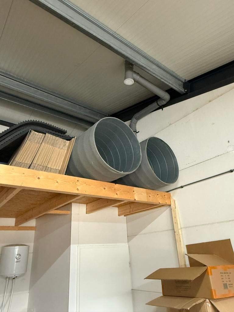 2 x Geïsoleerde spirobuis 630mm - Ventilatiekanaal - 2 meter, Ophalen, Nieuw, Afzuiger