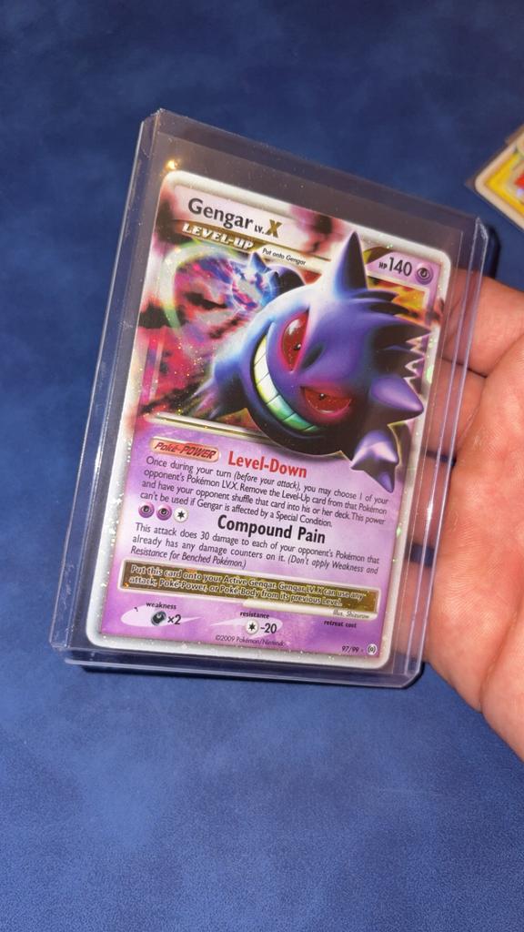 Gengar lv x platinum arceus 97/99 pokemon kaart 2009 holo, Ophalen of Verzenden, Zo goed als nieuw