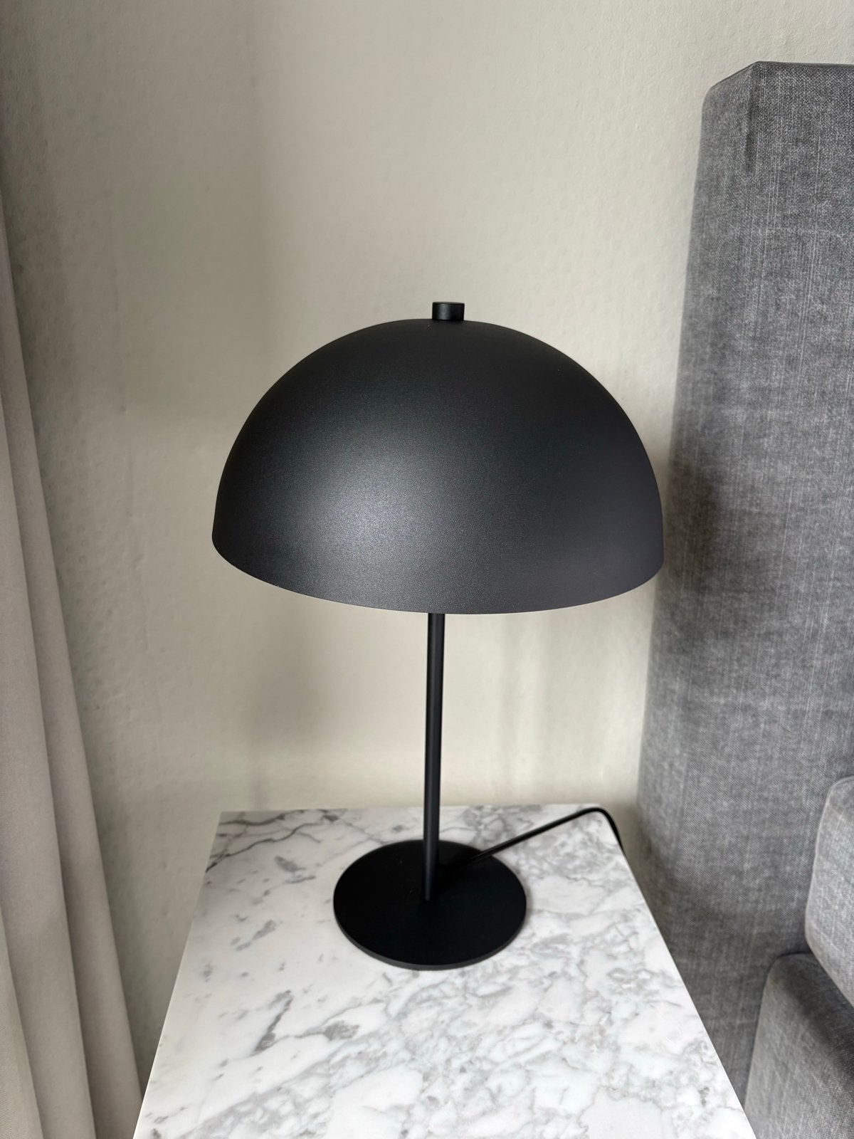 Zwarte tafellamp Light & Living Merel, Ophalen, E27 (groot), Zo goed als nieuw, Zwart