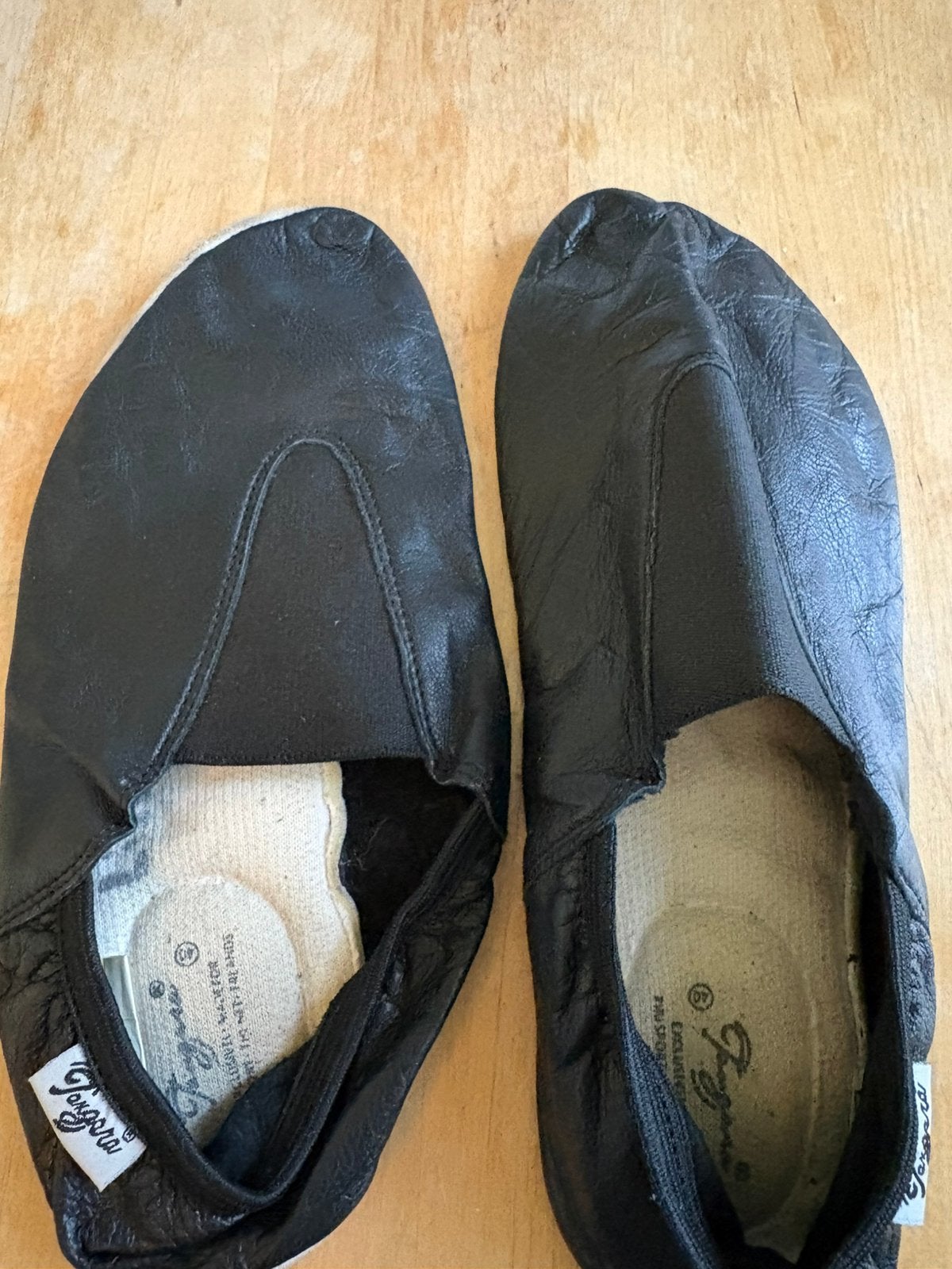 Leren dansschoenen maat 40 zwart, Ophalen of Verzenden, Gebruikt, Schoenen