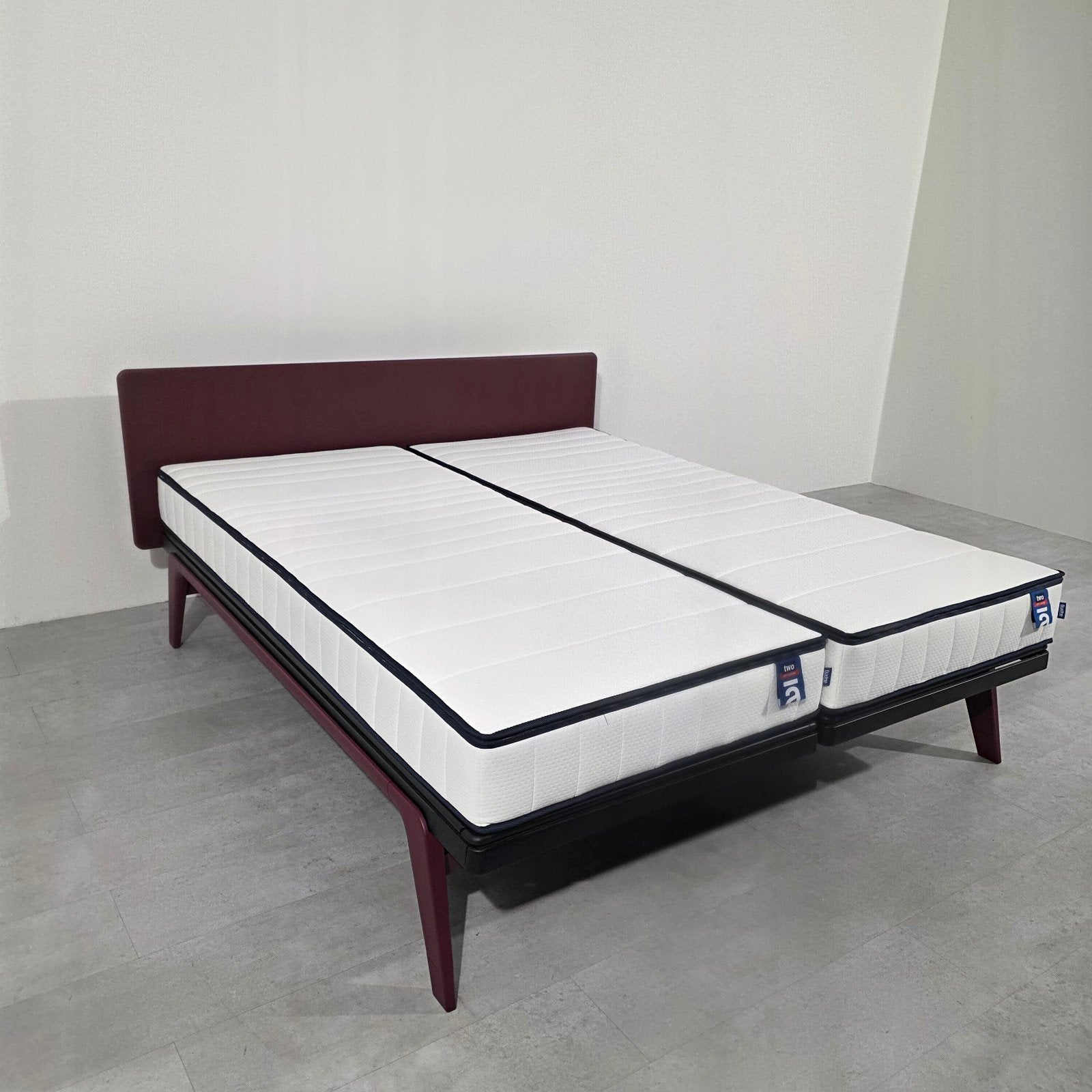 Showroom Auping Original Bed 180x210 + Auping Two Matrassen, Huis en Inrichting, 210 cm, Tweepersoons, Ophalen of Verzenden, Zo goed als nieuw