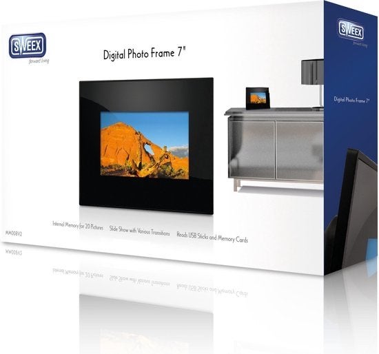Sweex Digitale Fotolijst 7 inch - Nieuw in doos, Audio, Tv en Foto, Nieuw, ..., Ophalen of Verzenden, ...