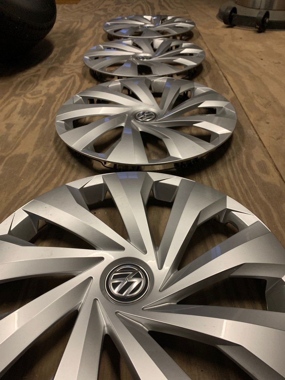 Wieldoppen VW Volkswagen 15 inch - Set van 4, Ophalen of Verzenden, Gebruikt