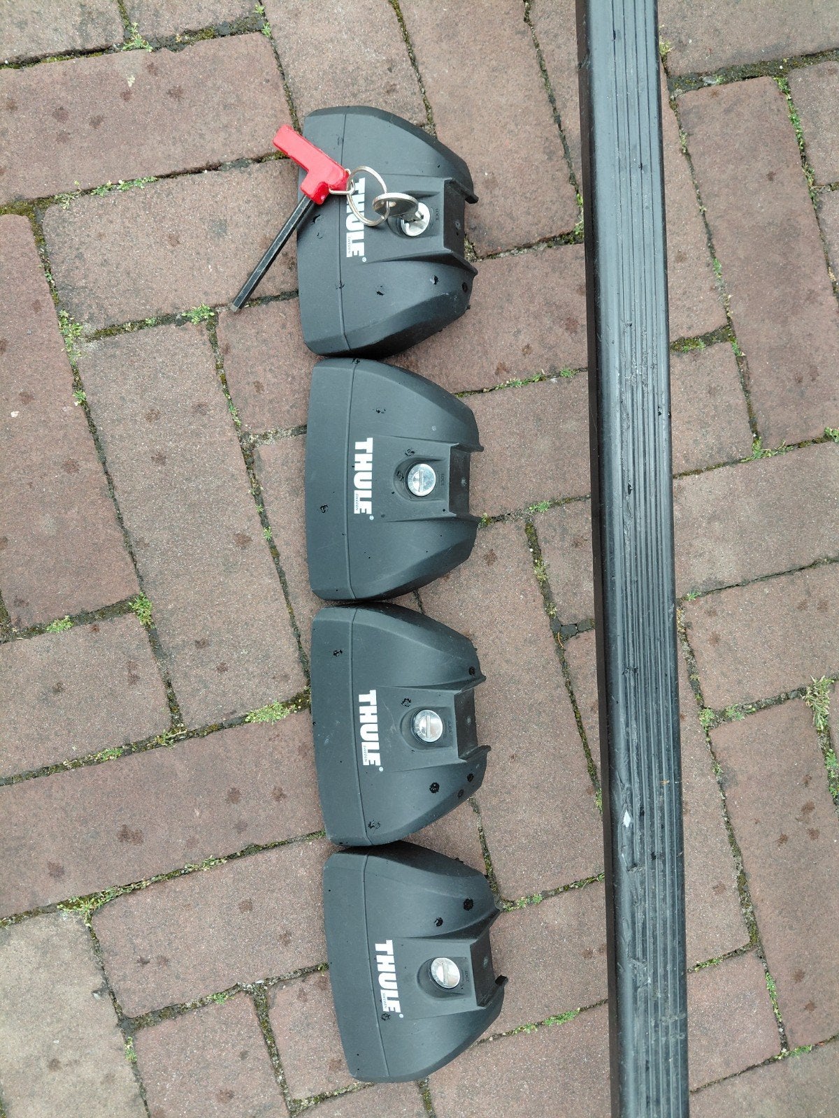 Thule dakdragerset compleet, Auto diversen, Dakdragers, Gebruikt, Ophalen of Verzenden
