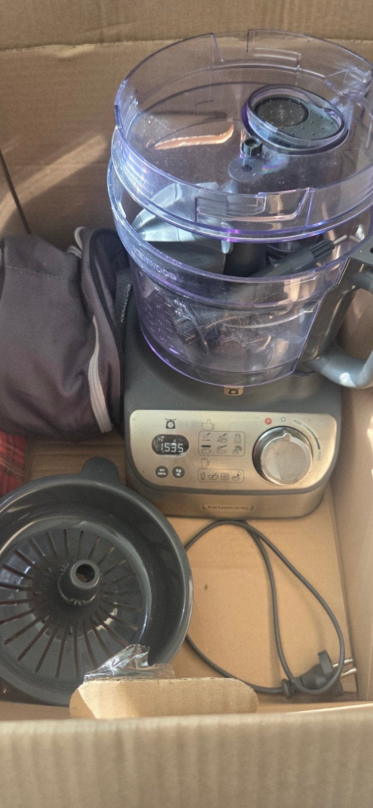 Nieuwe Kenwood Keukenmachine - Ongebruikt, Witgoed en Apparatuur, Ophalen, Nieuw, 3 snelheden of meer, 2 tot 3 liter