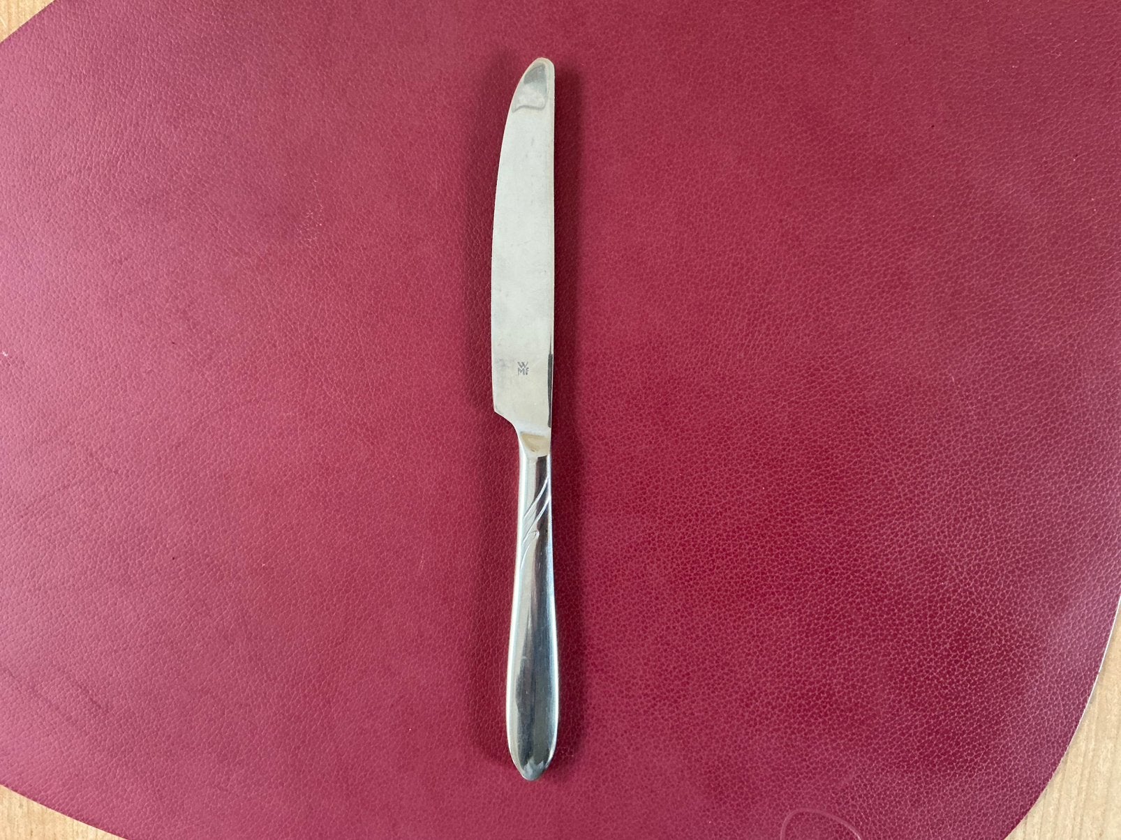 1 groot mes - WMF - Krul op heft - Dinermes, Ophalen of Verzenden