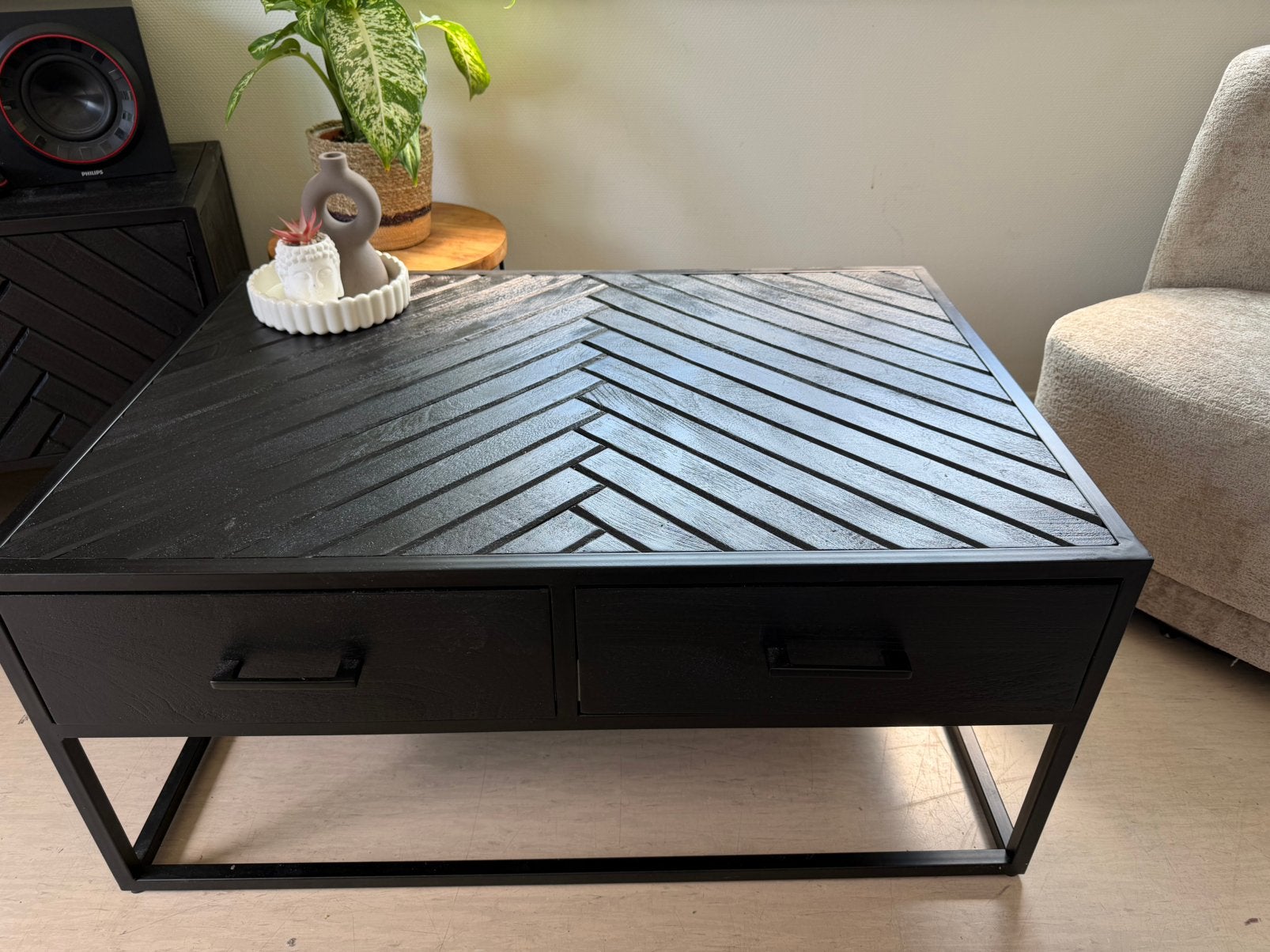 Salontafel, Ophalen, 100 tot 150 cm, 50 tot 100 cm, Zo goed als nieuw