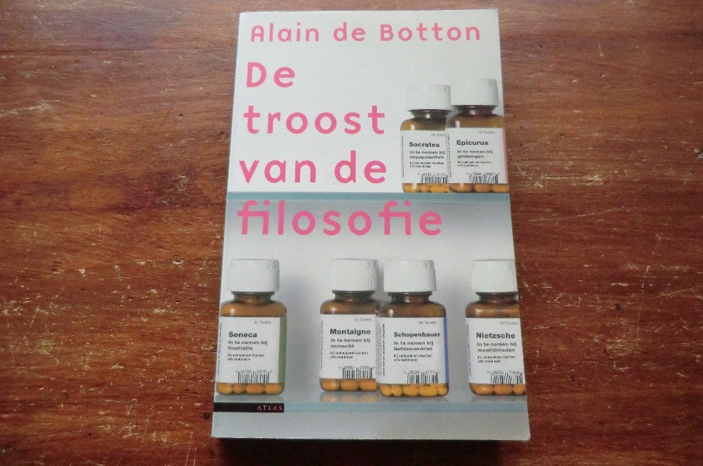 boek - Alain de Botton - De troost van de filosofie, Ophalen of Verzenden, Gelezen