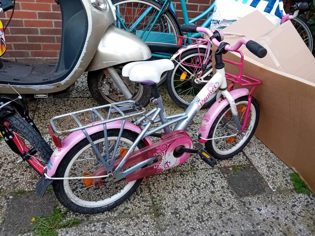 Leuk kinderfietsje 16 inch, Ophalen of Verzenden, Gebruikt, 16 inch
