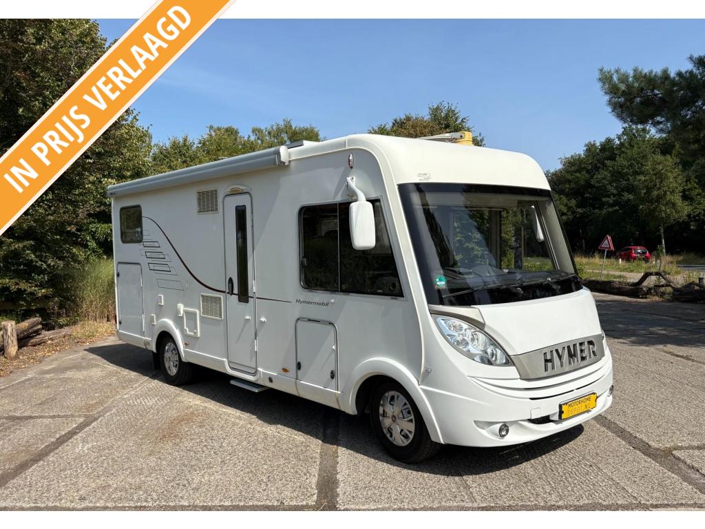 Hymer B594 Origineel NL kenteken, Caravans en Kamperen, Campers, Integraal, Achteruitrijcamera, Koelkast, Bedrijf