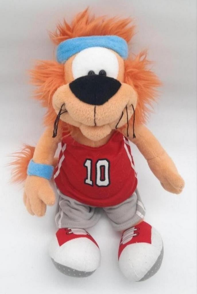 Loeki de Leeuw knuffel als hardloper ca. 35cm hoog, Kinderen en Baby's, Speelgoed | Knuffels en Pluche, Ophalen of Verzenden, Zo goed als nieuw