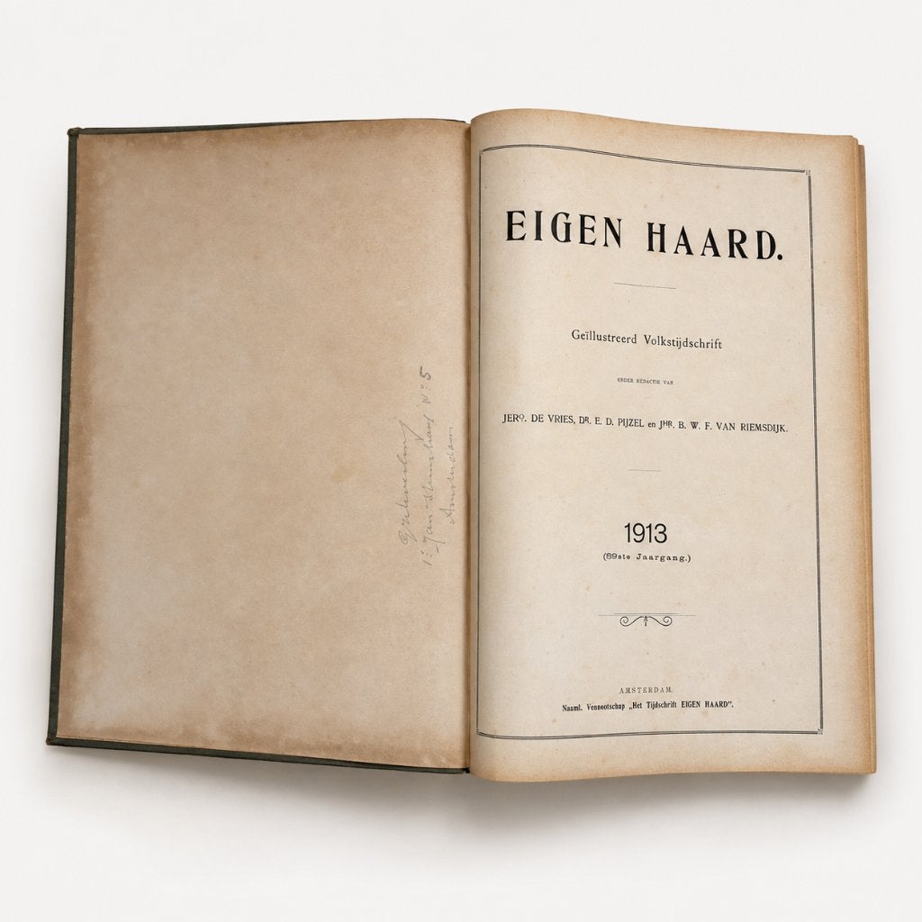 Eigen Haard 1913 Antiek Geïllustr. Volkstijdschrift 39ste JG, Boeken, Ophalen of Verzenden, Gelezen