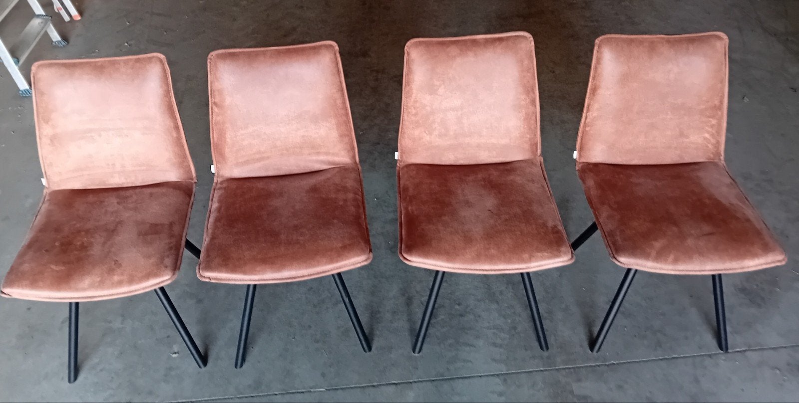 eetkamerstoelen 4 stuks, Ophalen, Gebruikt, Bruin, Vijf, Zes of meer stoelen