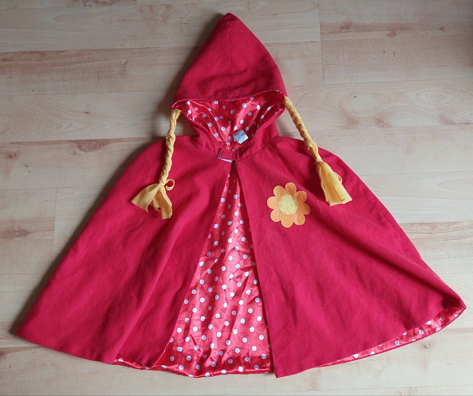 Roodkapje cape, Ophalen of Verzenden, Zo goed als nieuw, 104 of kleiner, Meisje