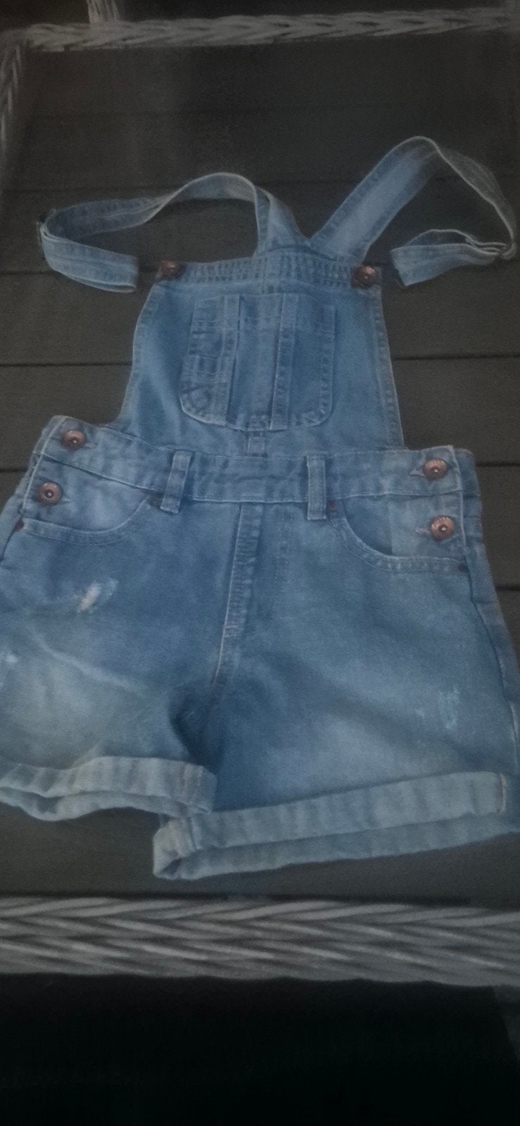 tuinbroek jeans maar 134, Ophalen, Meisje, Broekje