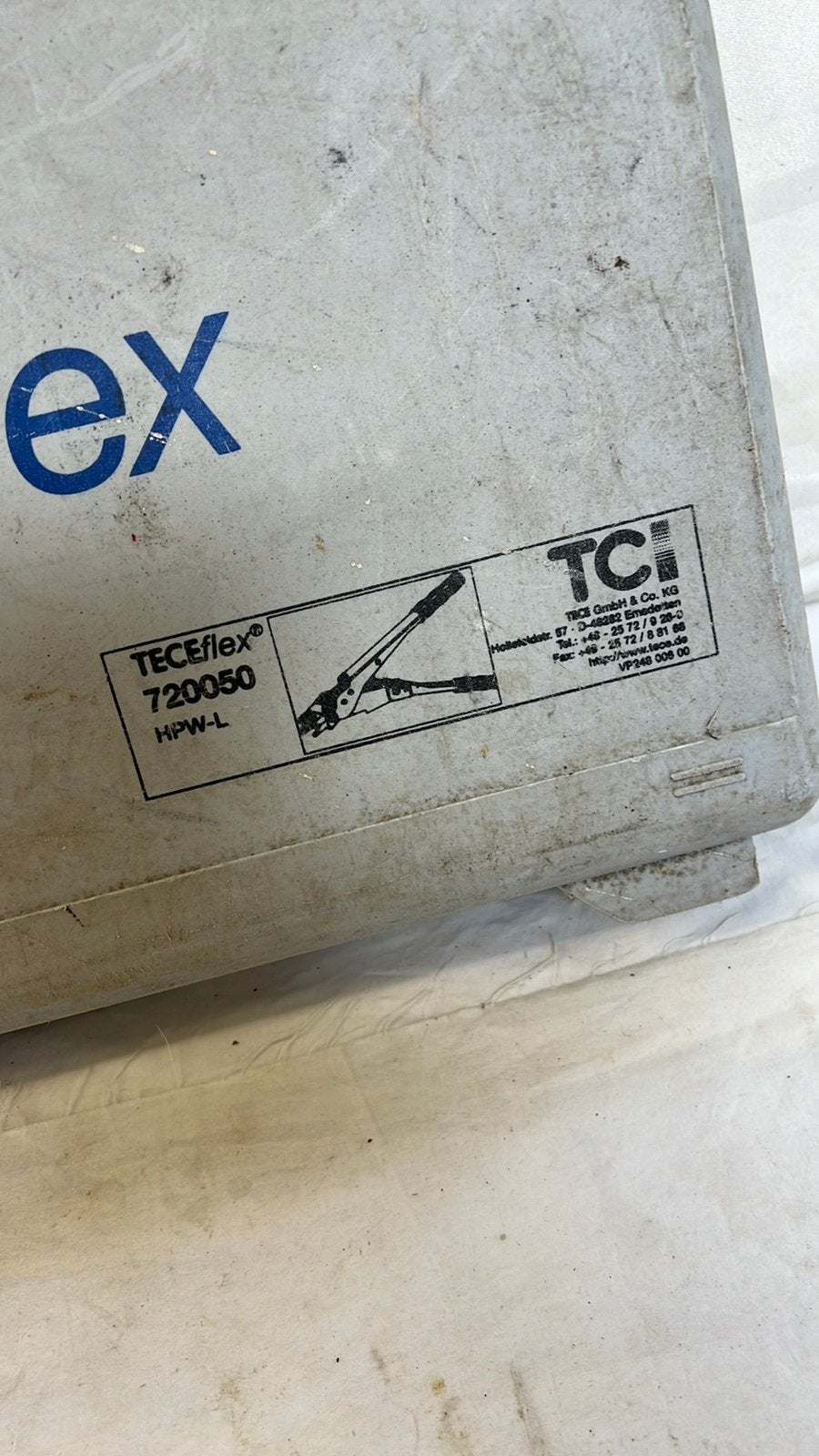 Tece flex handperstang voor leidingen, Ophalen of Verzenden, Gebruikt