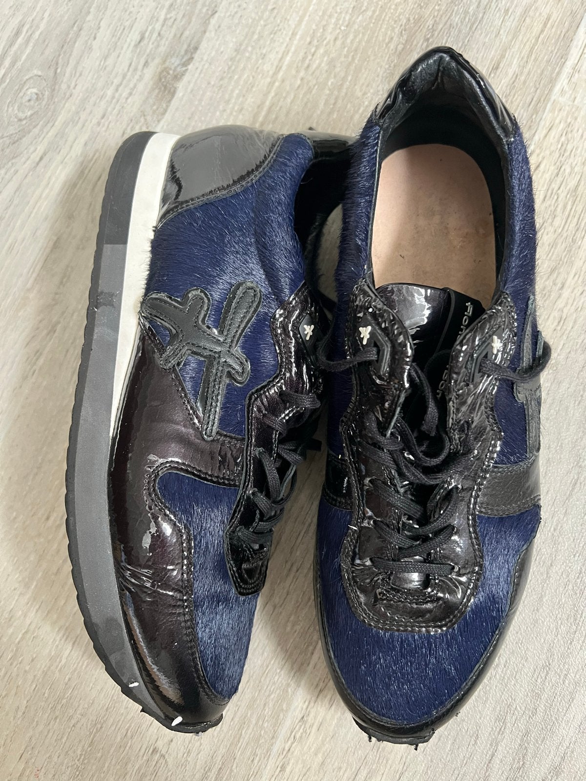 Floris van Bommel sneakers blauw/zwart, Blauw, Ophalen of Verzenden, Sneakers of Gympen, Gedragen