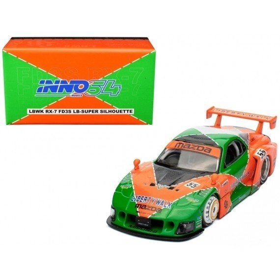 Mazda LBWK RX-7 FD3S LB-Super Silhouette van Inno64 1/64, Ophalen of Verzenden, Nieuw, Auto