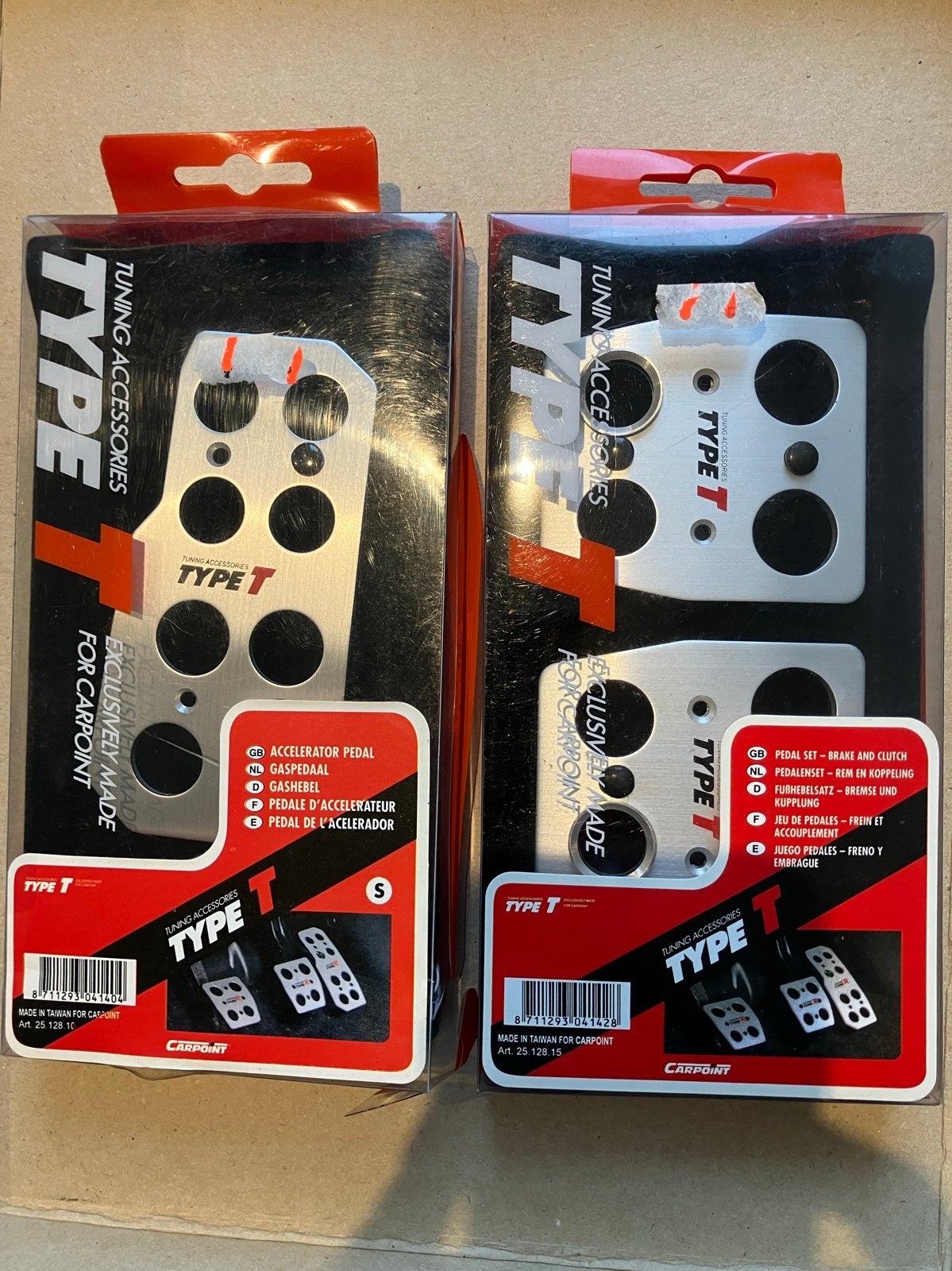Carpoint Type T Tuning Accessoires Pedaalset, Ophalen of Verzenden