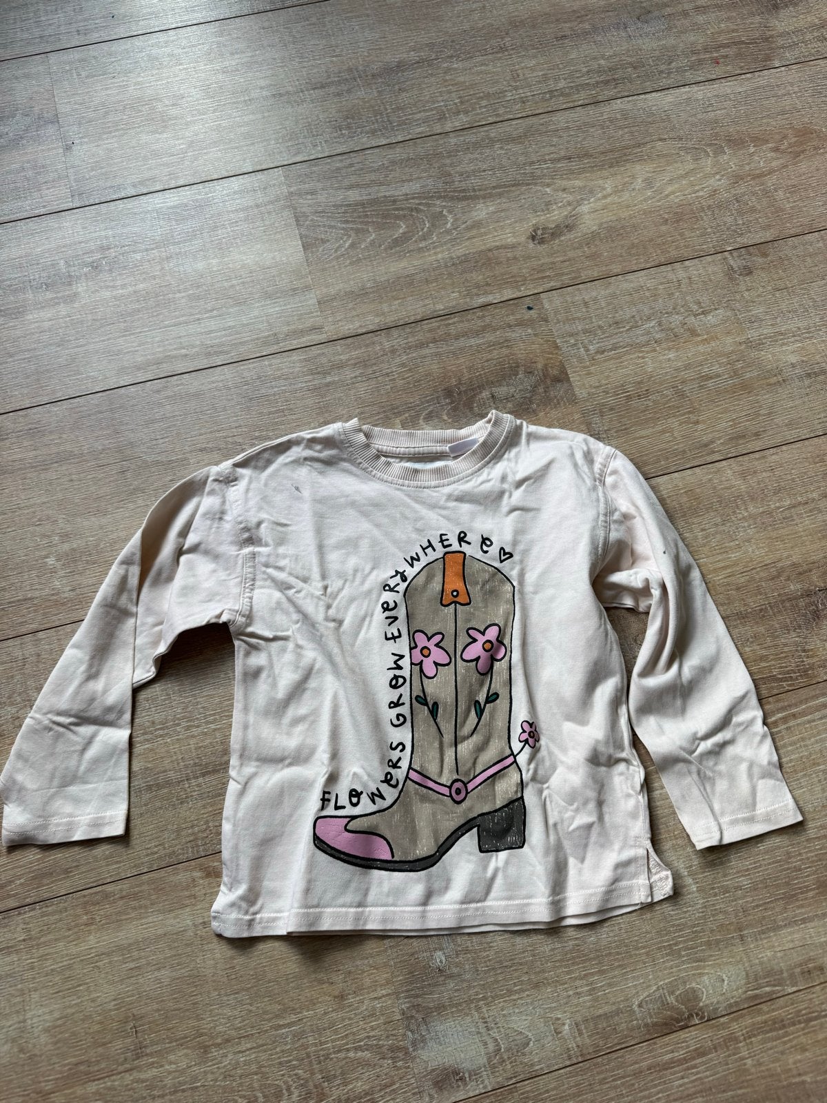 Uniqlo Disney Minnie Mouse trui + Zara longsleeve maat 110, Ophalen of Verzenden, Gebruikt, Meisje, Setje