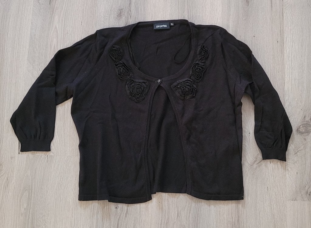 Vest Promiss maat xl dame damesvest, Ophalen of Verzenden, Zo goed als nieuw, Maat 46/48 (XL) of groter, Zwart