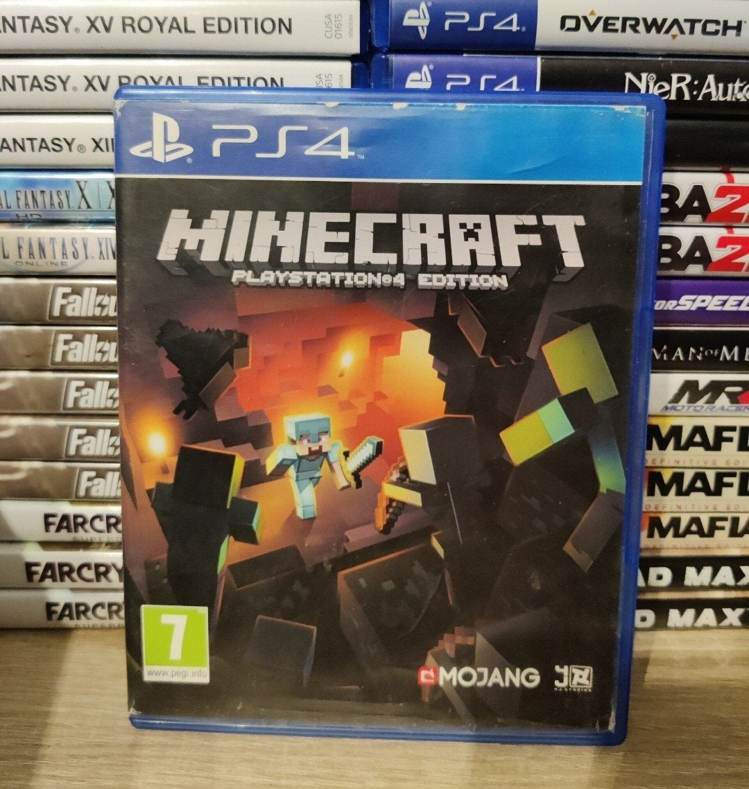 Minecraft playstation 4, ., 1 speler, Ophalen of Verzenden, Zo goed als nieuw