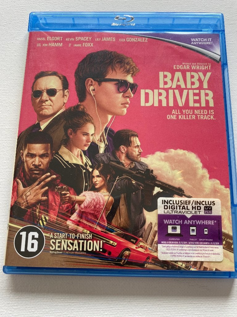 Baby Driver (BLURAY), Vanaf 16 jaar, Nederlands, Film, Drama