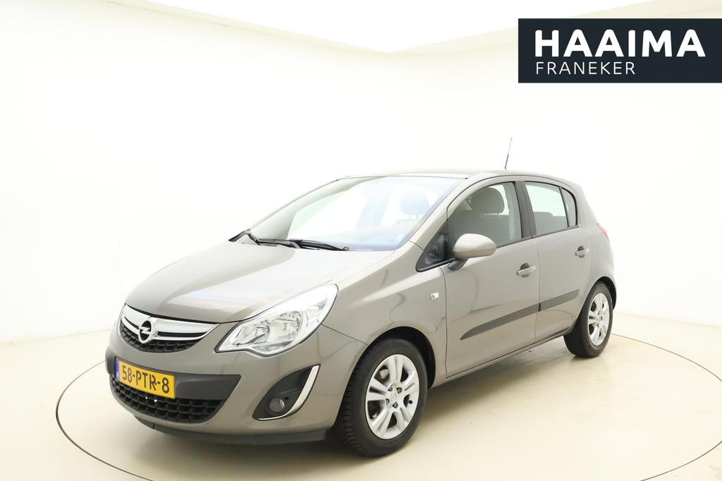 Opel Corsa 1.4-16V Edition 5 Deurs | Automaat | Navigatie |, Auto's, Opel, Euro 5, Gebruikt, 4 cilinders, Bruin