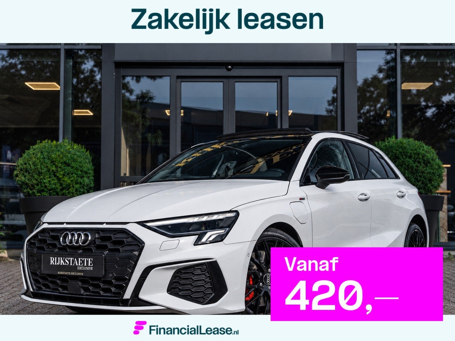 Audi A3 Sportback 45 TFSIe S-Line COMP|PANO|MATRIX|B&O|BTW, Dealer onderhouden, Stof, Gebruikt, 4 cilinders