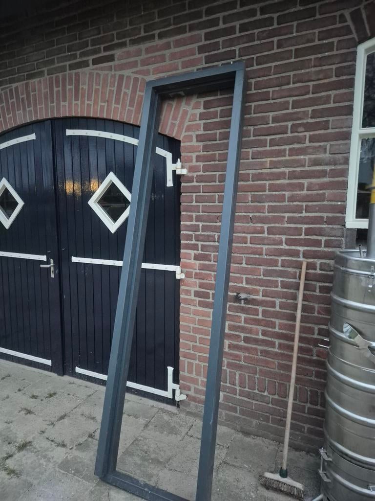 Hardhouten Meterkast Kozijn, Ophalen, Hout, 75 tot 150 cm, Raamkozijn